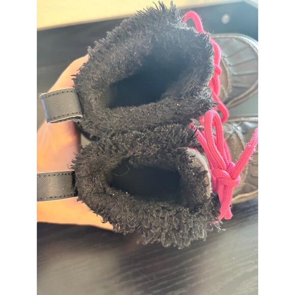 Nike ACG Woodside Chukka Snow Waterproof Boots in Anthracite Hyper Pink Size 11 - Picture 6 of 9